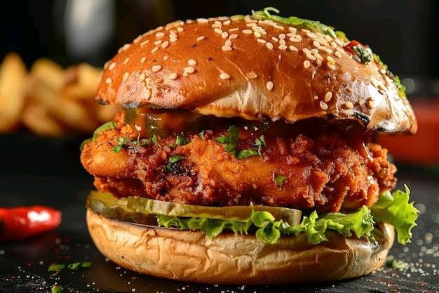Tandoori Veg Burger