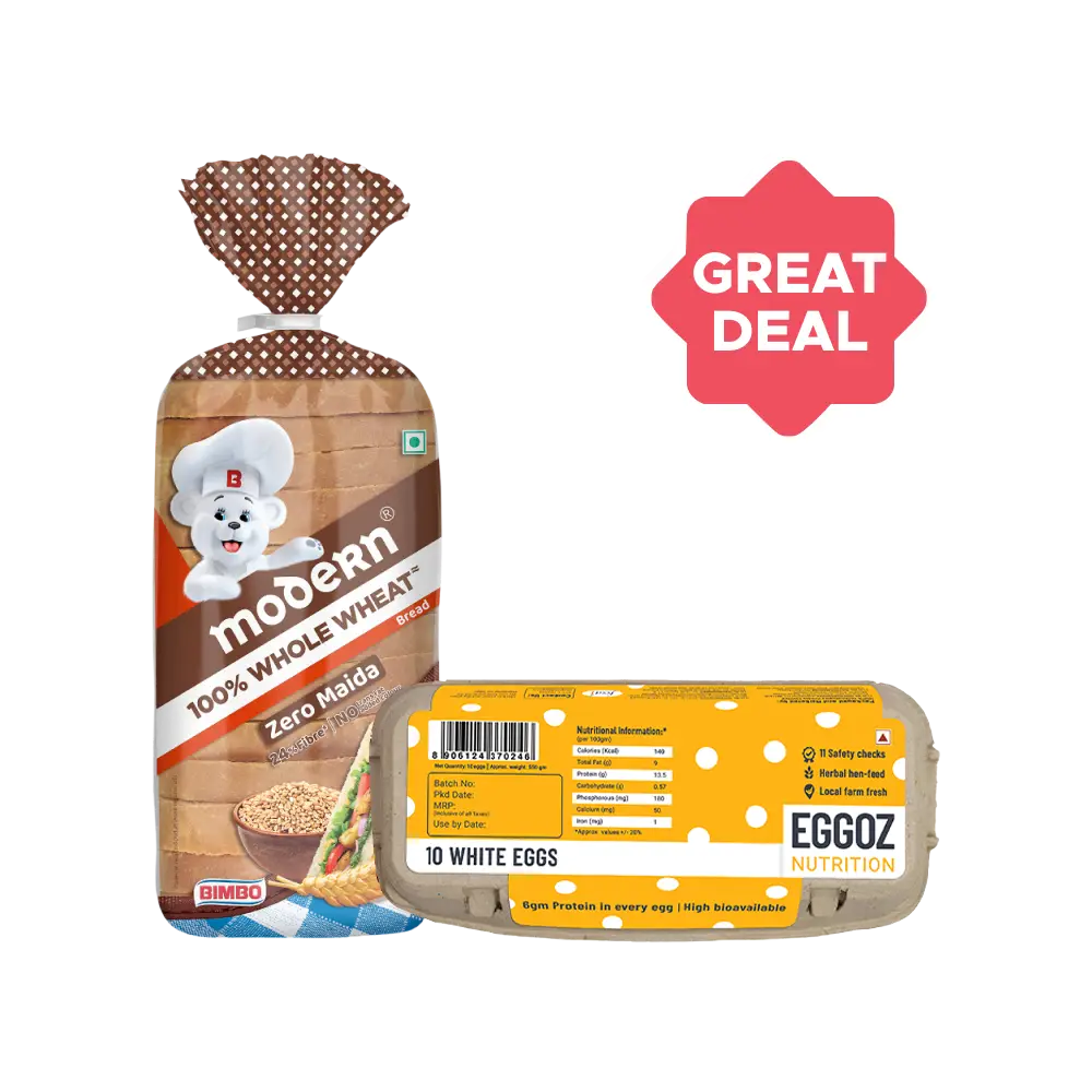 Eggoz Whole Wheat Bread 2 kg