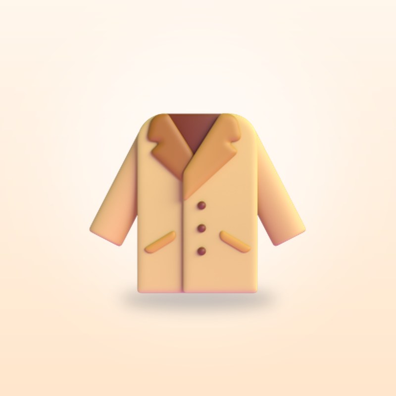 Winter Wool-Blend Overcoat