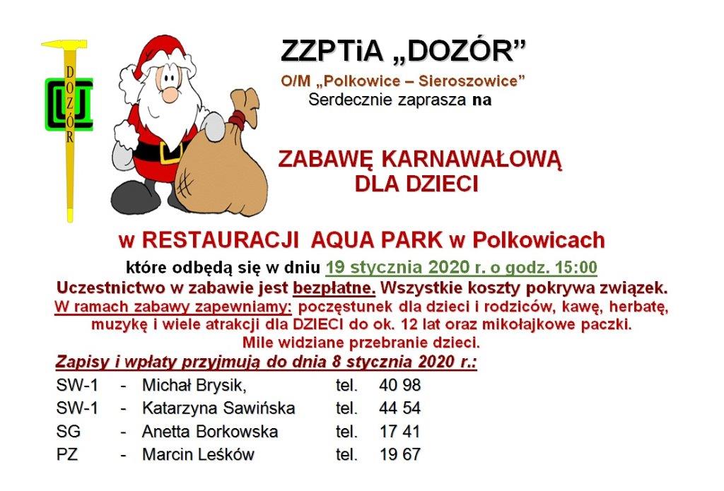 Zaproszenie – Mikołajki – 10.01.2020